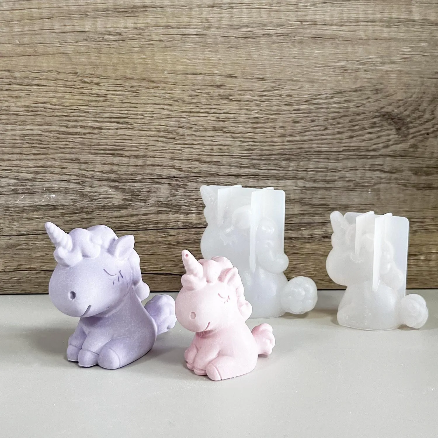 Soap Making Store - 3D Geometrische Siliconen Eenhoorn Kat Herten