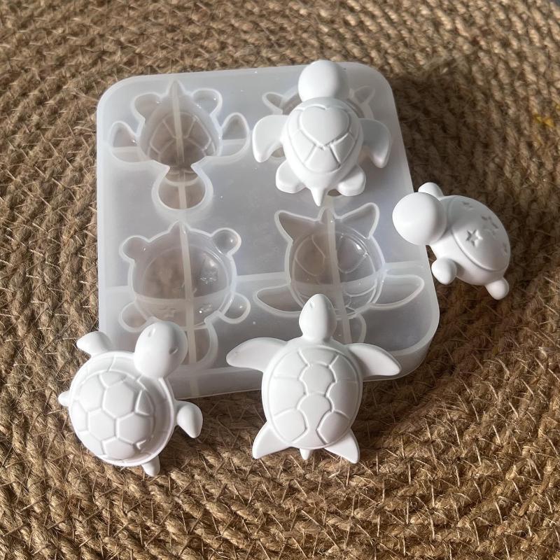 Soap Making Name - Vier Schildpadden Gips Siliconen Mallen DIY