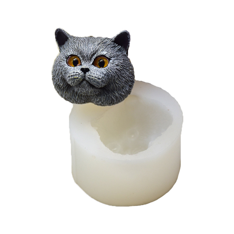 Soap Making Name - Siliconen Mal Kortharige Kat Vormige Handgemaakte