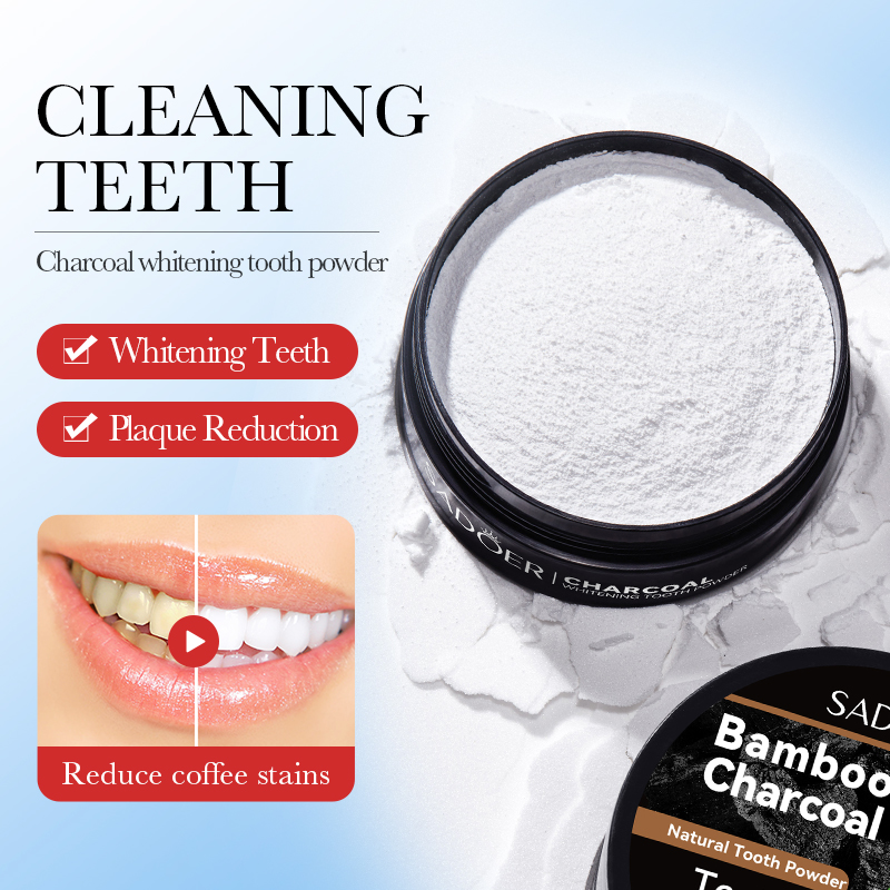 Activated Charcoal Powder - Bamboe houtskool actieve kool witmakende tandpoeder,