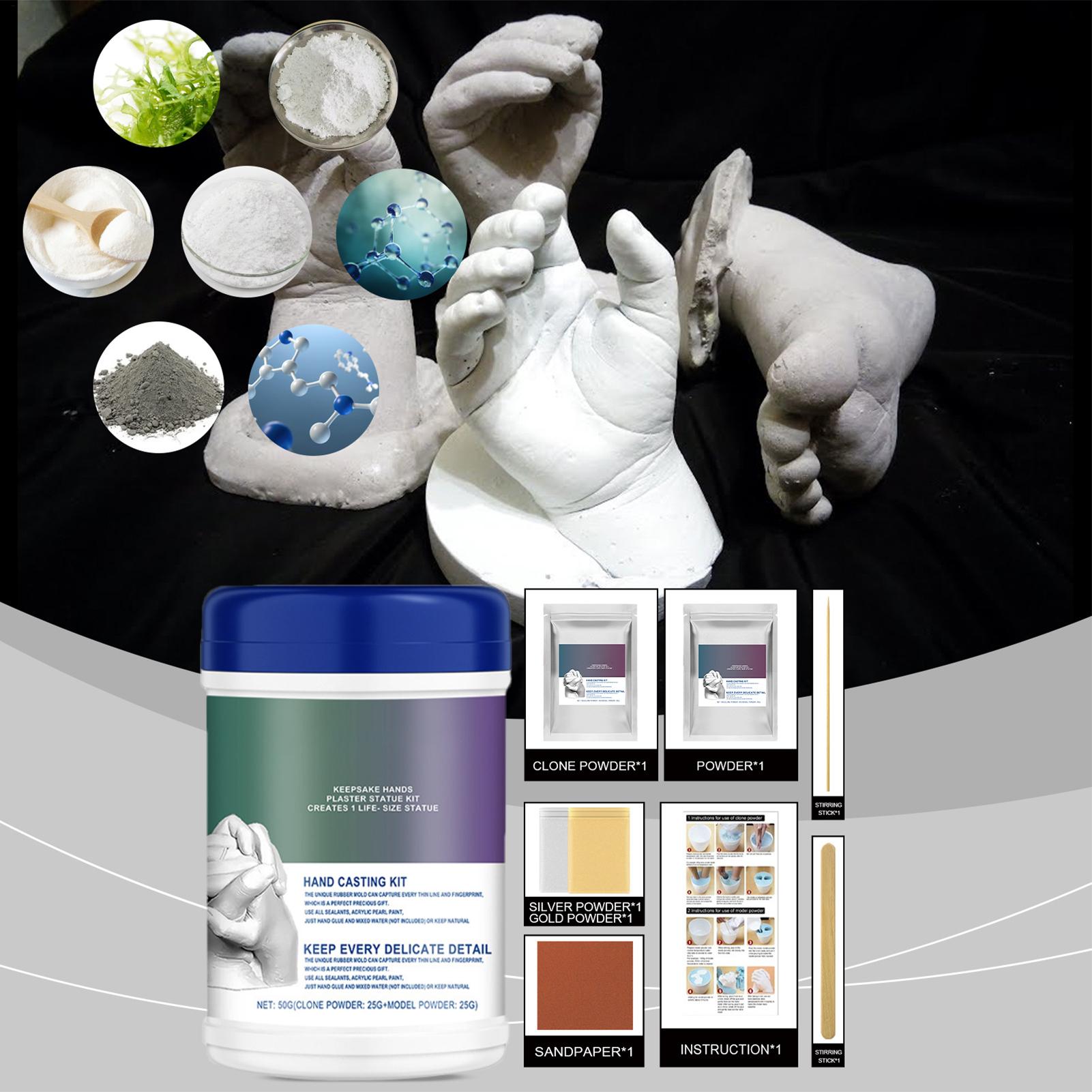 Soap Making Store - Baby Hand- en Voetafdruk Gipsset, Zeepmaakbenodigdheden,