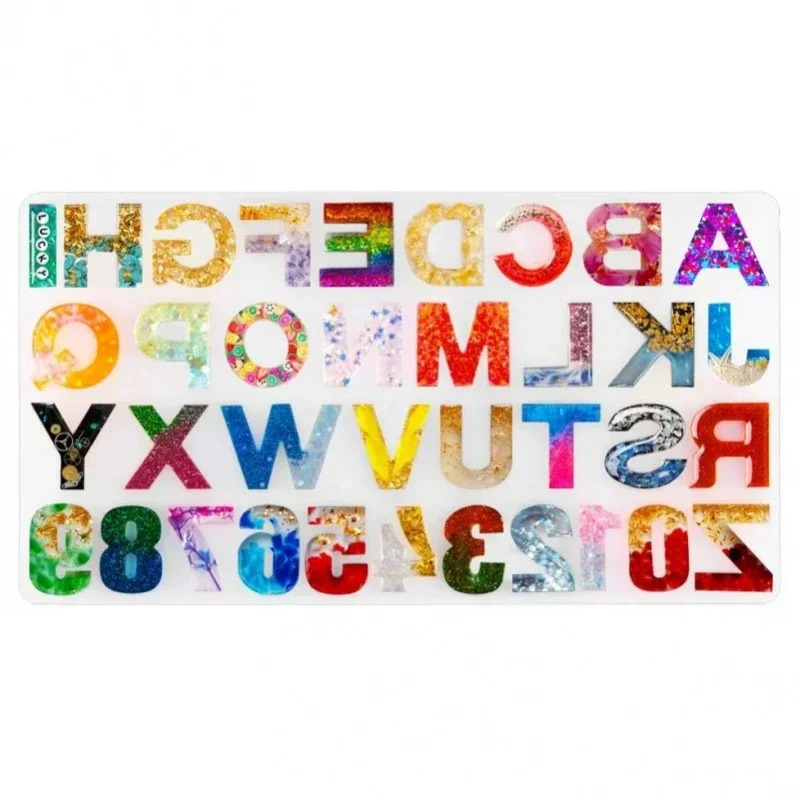 Soap Making Name - 1pc/2pcs/3pcs LettersAtoZ,Number0to9Silicone Mold,forDIYCrafts,Zeep maken, Kaarsen maken,