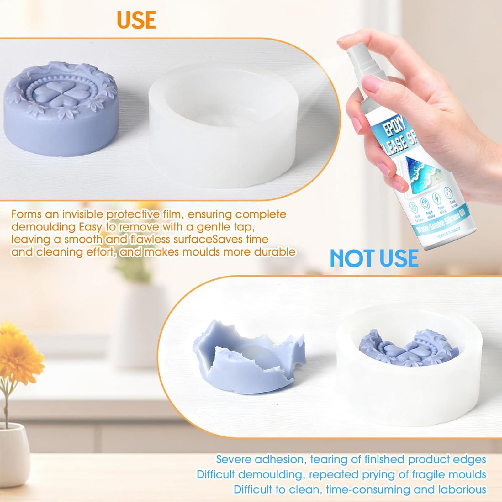 Siliconen ontvormspray Epoxy o - Soap Making Name recensie en prijs