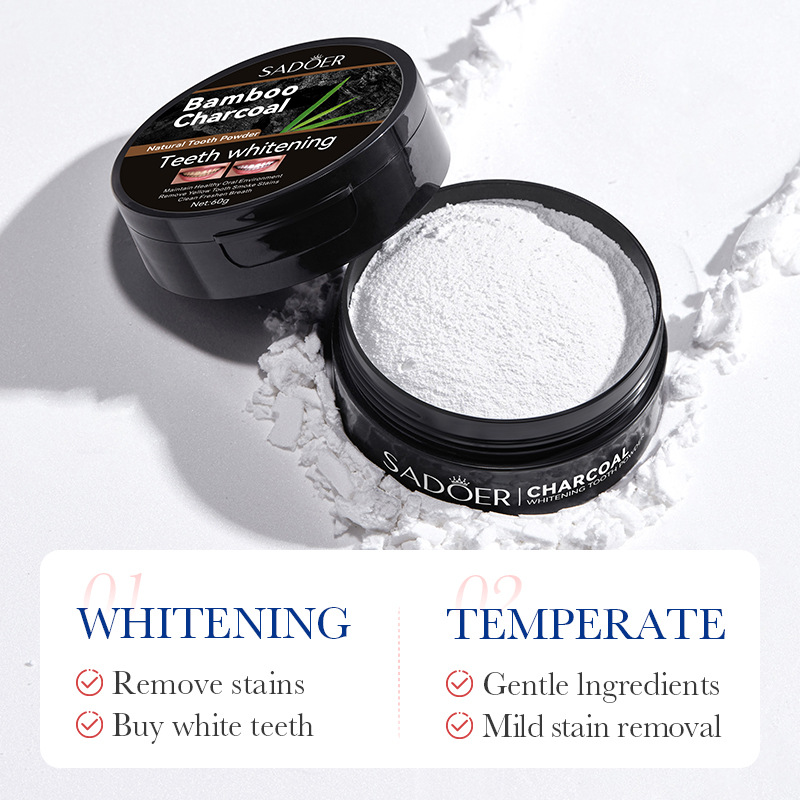 60g Tand Whitening Poeder Acti - Activated Charcoal Powder recensie en prijs