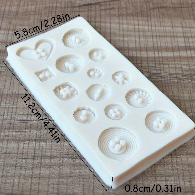 Knopvormige siliconen mal voor - Soap Making Name recensie en prijs