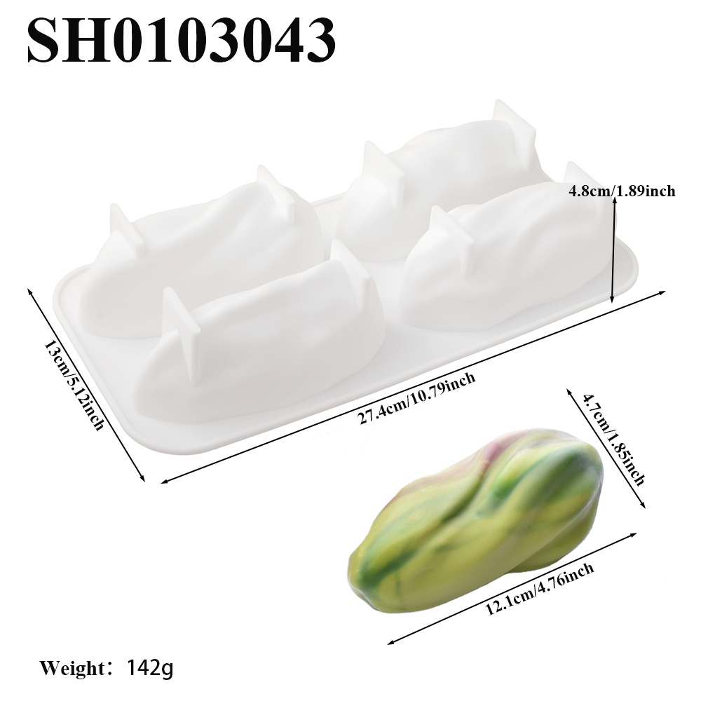4 of 9-delige pistachevormige  - Soap Making Name recensie en prijs