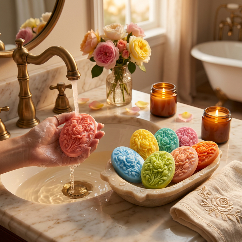 4 siliconenvormen met bloemvor - Soap Making Handmade recensie en prijs